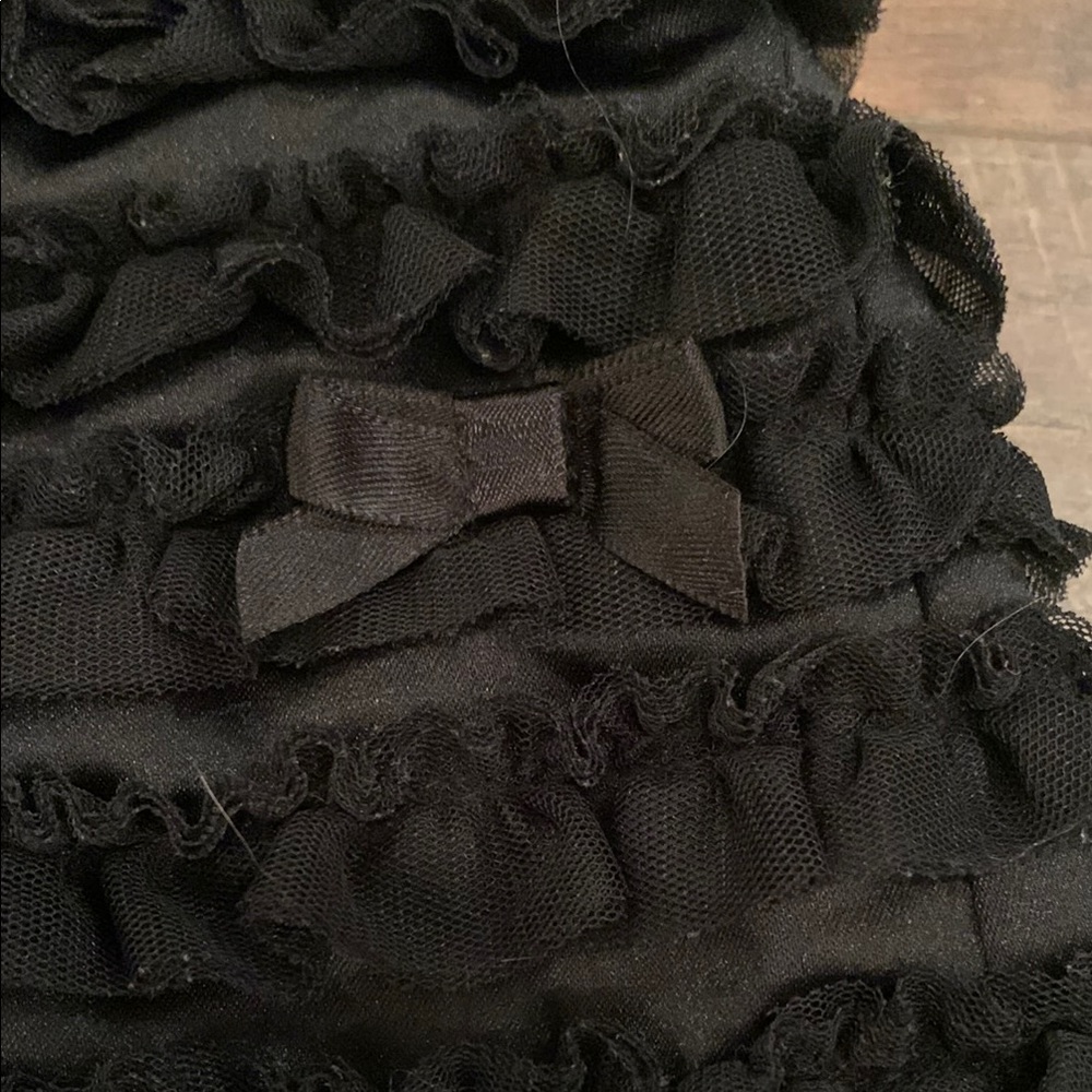 Black Ruffled Skirt - Picture 3 of 3